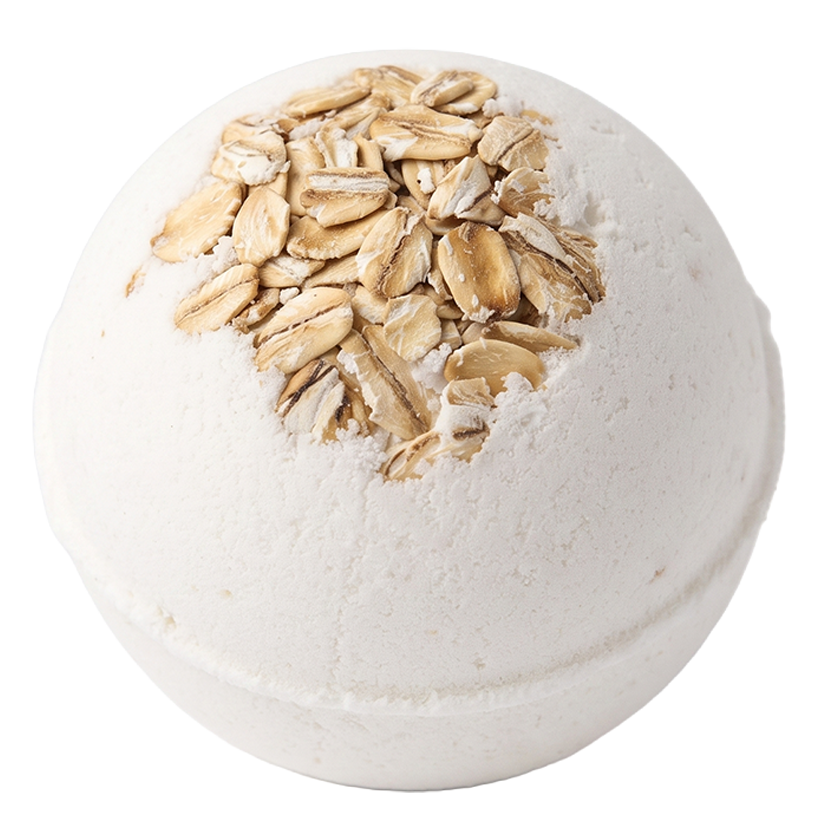 Oatmeal and Honey Goat Milk Bath Bomb