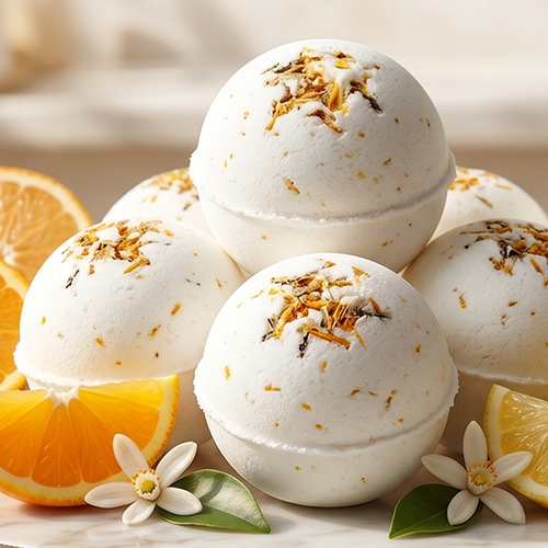Citrus Goat Milk Bath Bomb